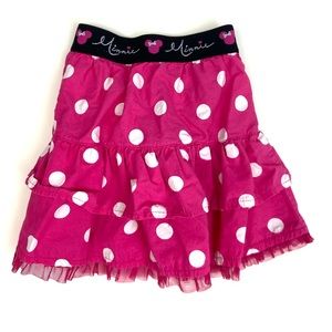Disney Toddler Minnie Mouse Skirt Built in Shorts Size 5T Kids